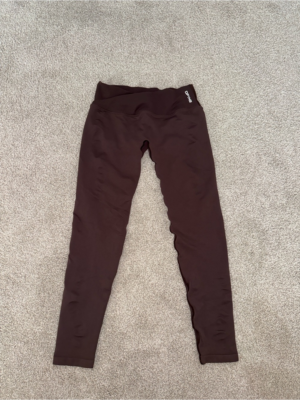 Kids Performance Leggings in Dark Brown by OYSHO